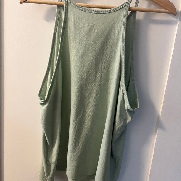 EUC Everlane Hemp Cutaway Tank - White Sage - Size XL - Picture 3 of 9